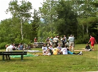 BBQ on Lawn